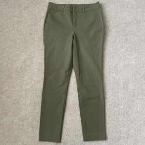 Old Navy Pants Womens 4 Green Pixie High Rise Skinny Stretch Casual Ankle